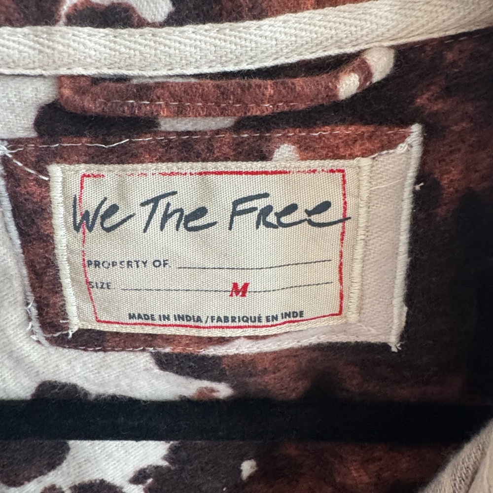 We The Free Brown and Cream Teddy Jacket - Picture 8 of 16